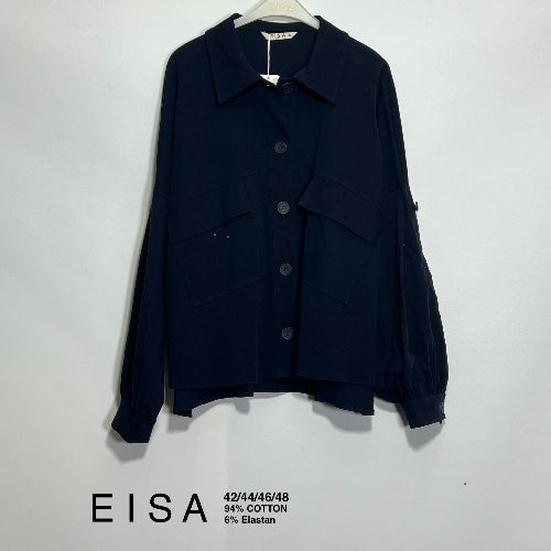 Baby blue / Brown Shirt