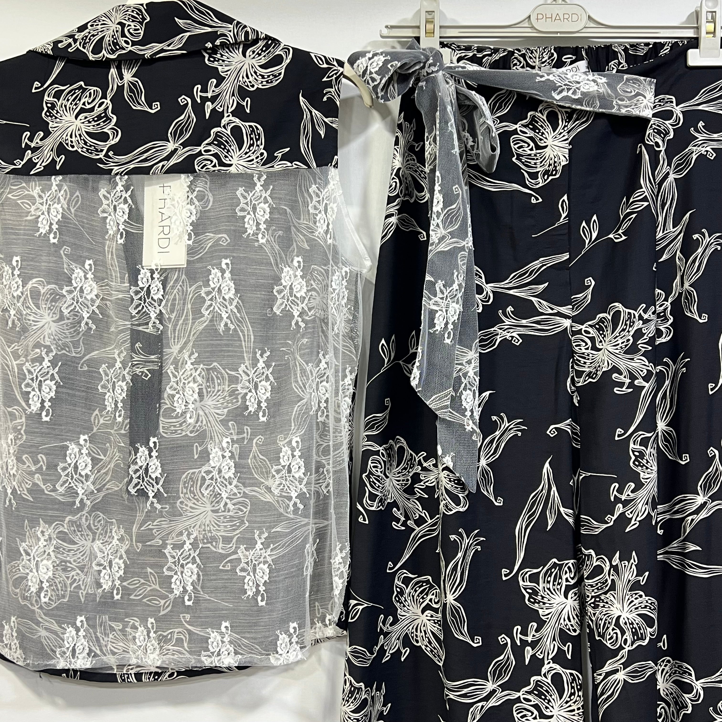 PHARDI Floral Print Women’s Two-Piece Set