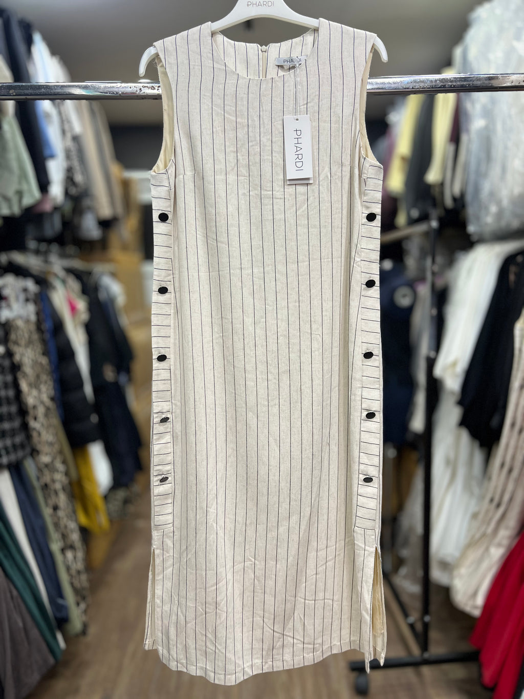 Elegant Linen Maxi Dress – Lightweight Summer Chic