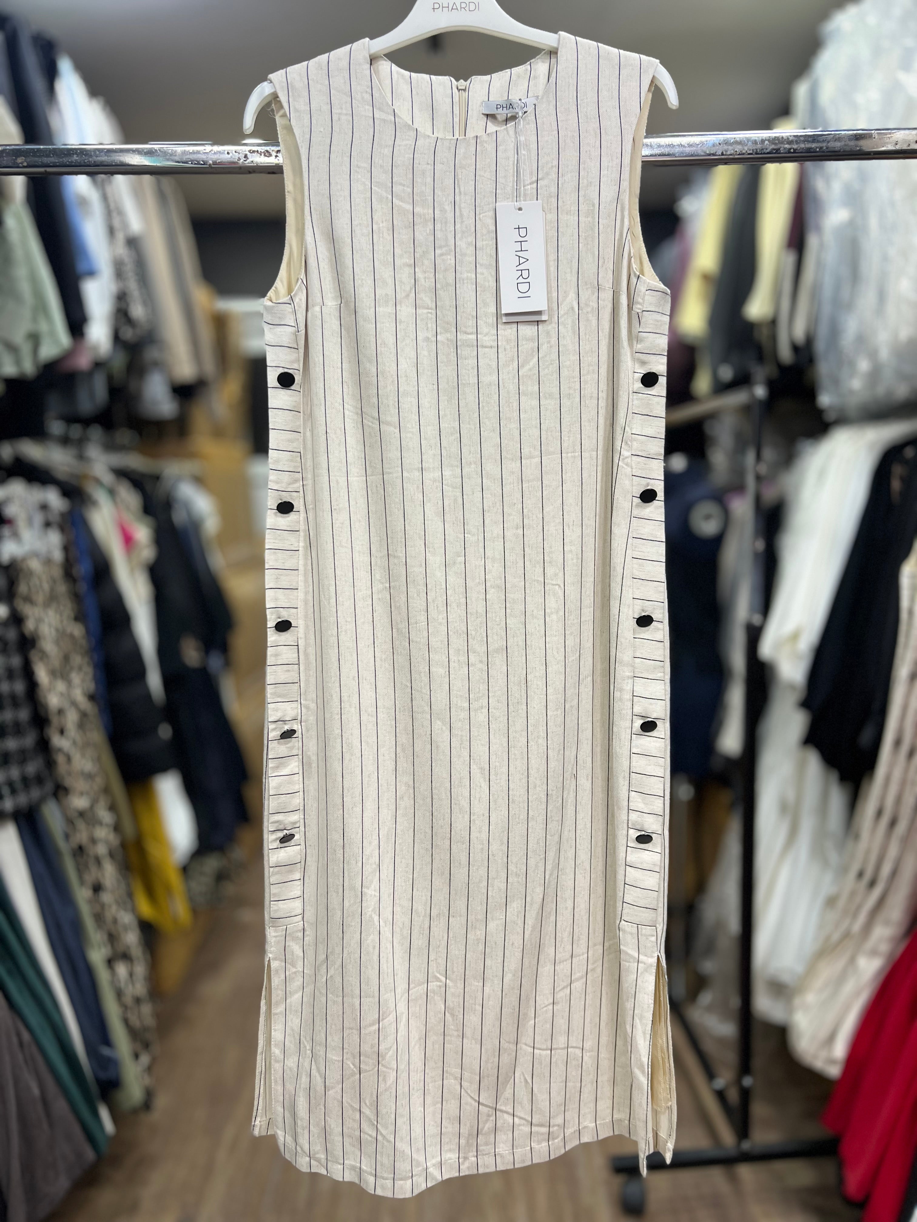 Elegant Linen Maxi Dress – Lightweight Summer Chic