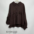 Baby blue / Brown Shirt